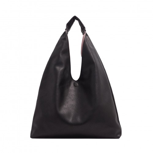 Cecilia 2-in-1 Reversible Hobo - Black / Pale Pink